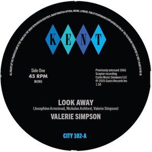 Valerie Simpson - Look Away / It's Just Love  7-INCH SINGLE